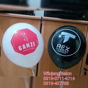 Balon Print T-REX Family Karaoke